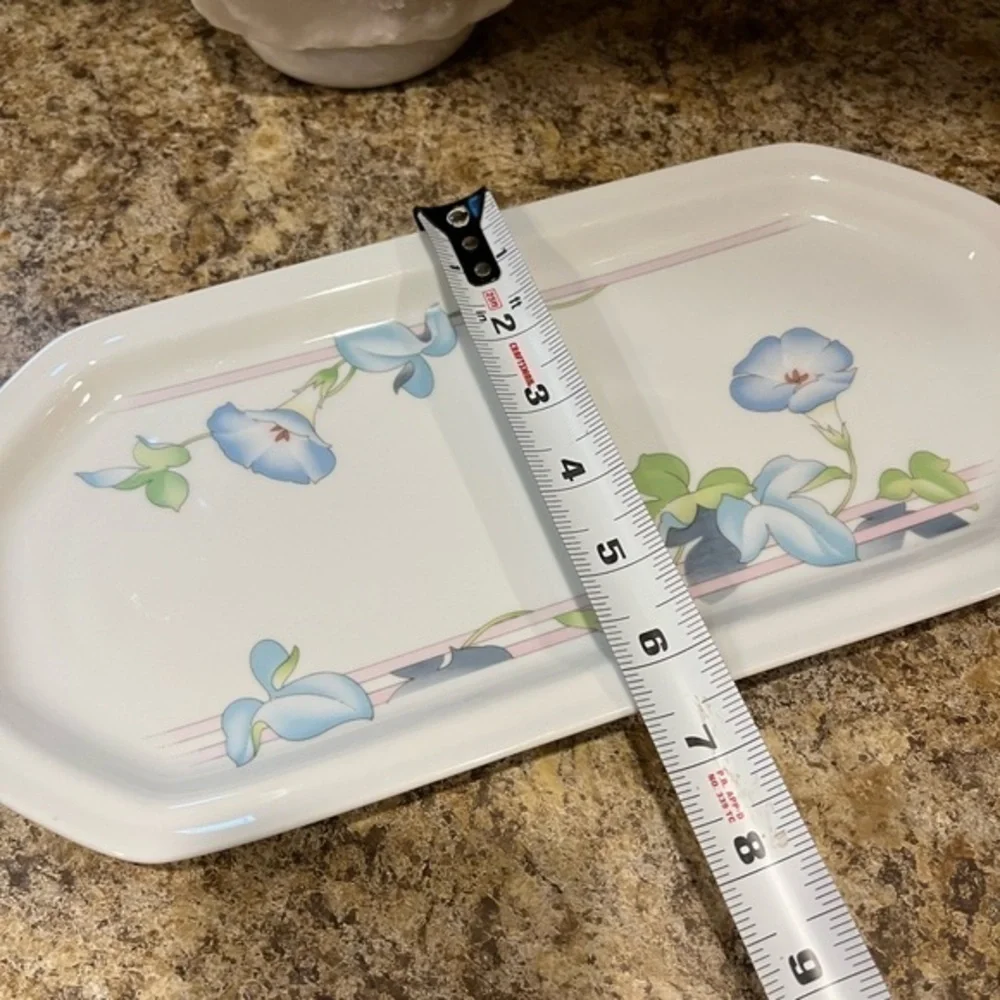Vintage Westbury Morning Glory the Toscany 13” Bread Serving Platter Dish Japan